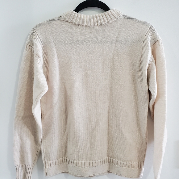 Ivory crewneck knit sweater - Uniqlo U - Picture 6 of 8